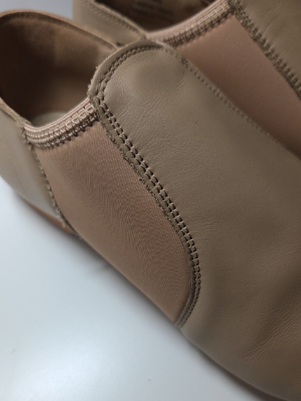 Beige Nude Jazz Dance Shoes - Picture 7 of 9